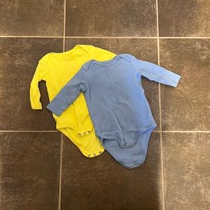 Primary long sleeve bodysuits
